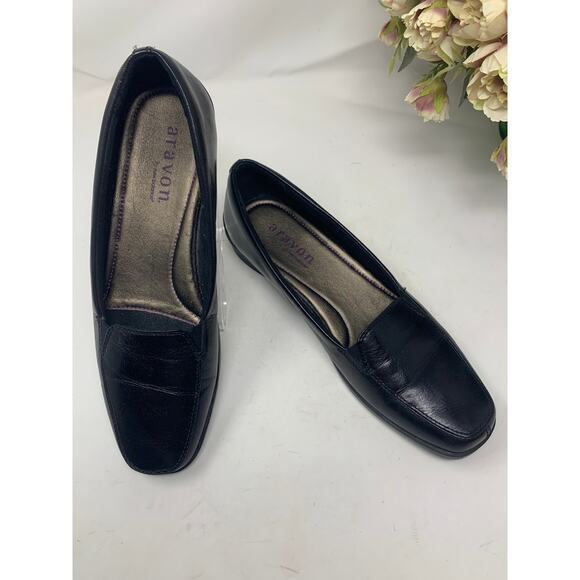 Aravon by New Balance Black Flat Loafers Narrow Womens 10 2A - Picture 1 of 8